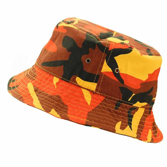Newhattan Cotton Camo Bucket hats