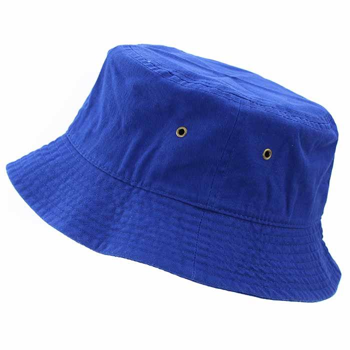 Newhattan 100% Cotton Solid Bucket hats