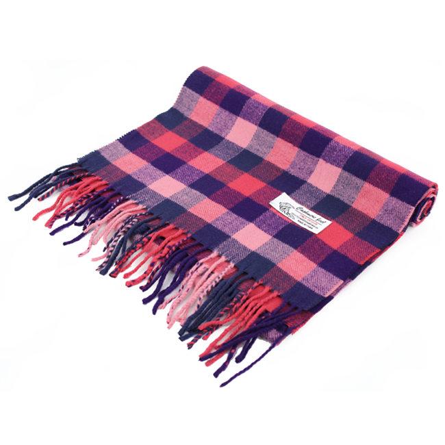 Checkers Cashmere Feel Scarf 12-pack, 3 Colors