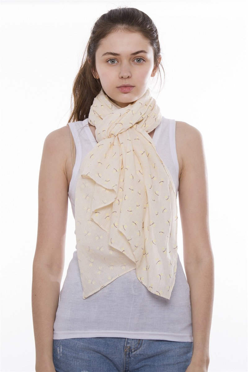 Dragonfly Print Oblong Scarf 